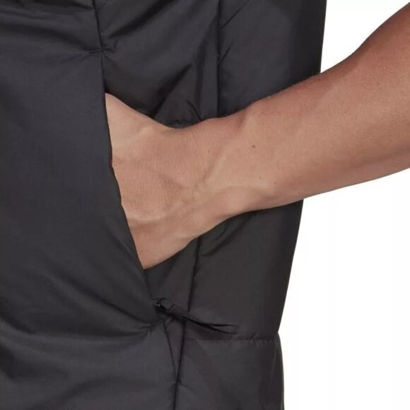 Adidas BSC 3-Stripes Outdoor Insulated Vest Men's Size Medium HI0945 - Picture 8 of 8